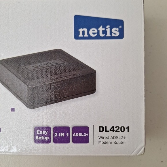 Netis Systems 2-in-1 Modem and Router (DL4201) Wired ADSL2/2+ MODEM & ROUTER New - Picture 3 of 10